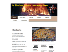 Tablet Screenshot of laalbahaca.com